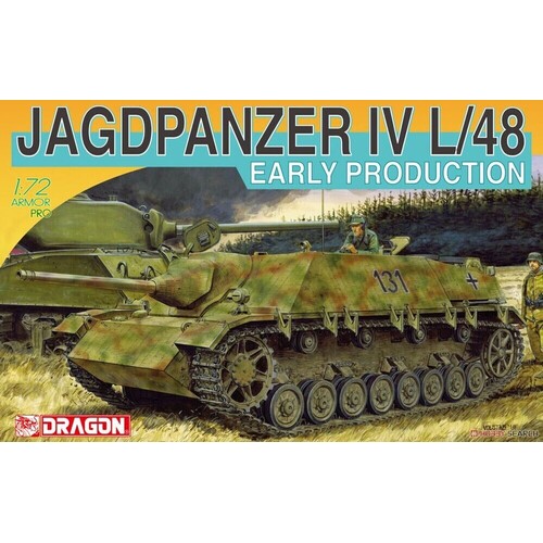 Dragon - 1/72 Jagdpanzer IV L/48 Early Production Plastic Model Kit