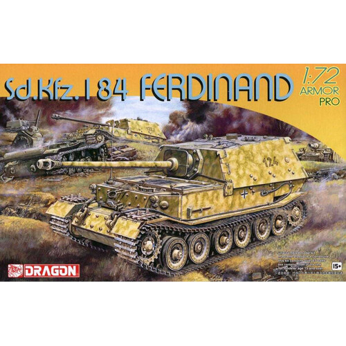 Dragon 1/72 Sd.Kfz.184 Ferdinand Plastic Model Kit