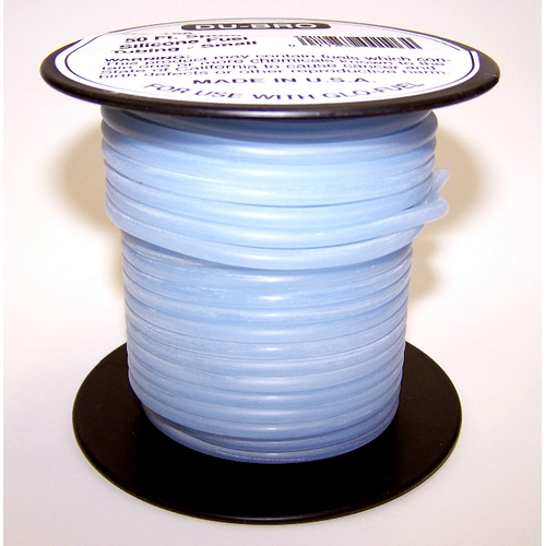 DUBRO 196 BLUE SILICONE TUBING, SMALL (50FT SPOOL)