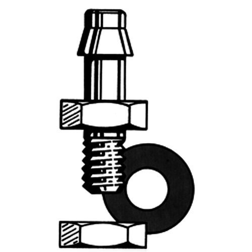 DUBRO 540 10-32 PRESSURE FITTING (1 PC PER PACK)