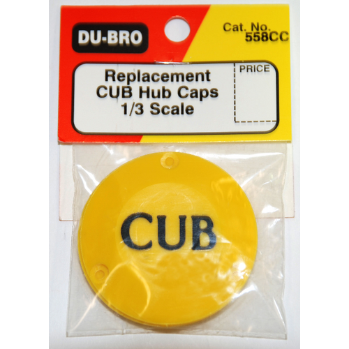 DUBRO 558CC 1/3 SCALE CUB CAPS (2 PER PACK)