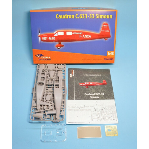 Dora Wings 1/48 Caudron C.631-33 Simoun Plastic Model Kit [DW48040] [48040]