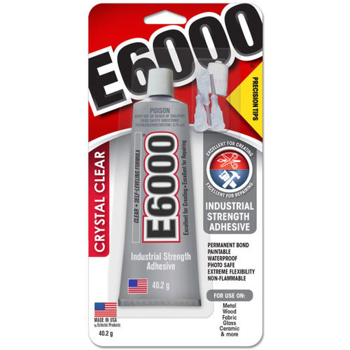 E6000 Adhesive 40.2g Tube With Precision Tips