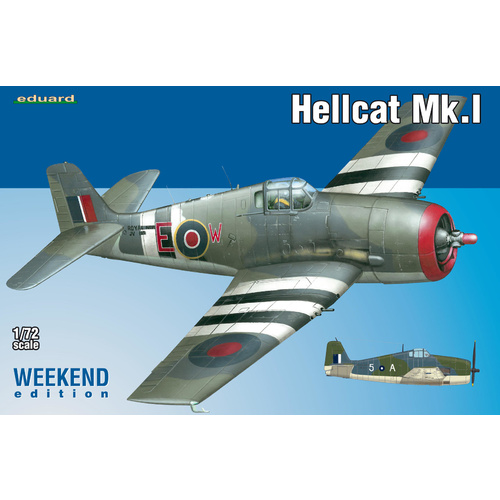 Eduard - 7437 1/72 Hellcat Mk.I Plastic Model Kit