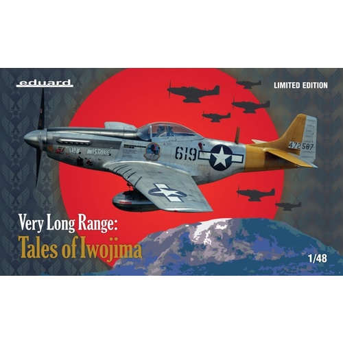 Eduard - 11142 1/48 US WWII fighter P-51D, VERY LONG RANGE: Tales of Iwojima Limited edition