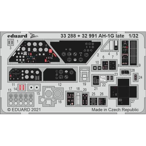 Eduard 1/32 AH-1G late Photo etched parts