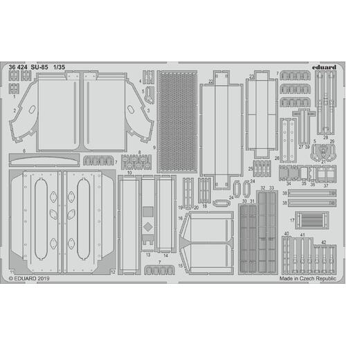 Eduard - 36424 1/35 SU-85 Photo-etch set (Zvezda)