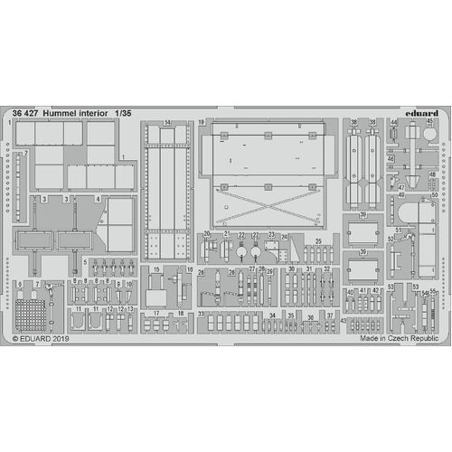 Eduard - 36427 1/35 Hummel interior Photo etched parts