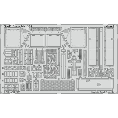 Eduard - 36448 1/35 Brummbär Photo etched set