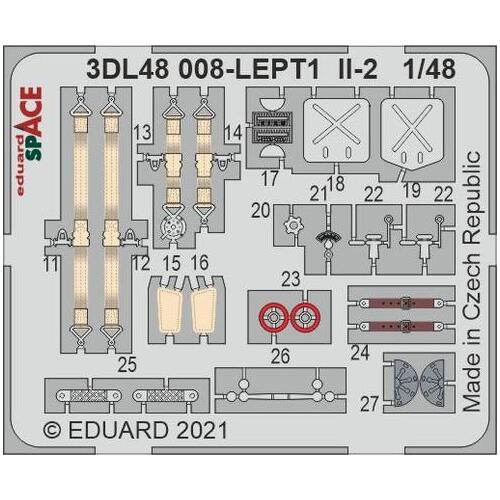 Eduard - 3DL48008 1/48 IL-2 SPACE 3D Decals