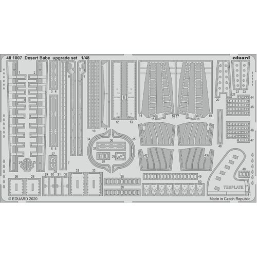 Eduard - 481007 1/48 Desert Babe upgrade Photo etched set (Eduard -)