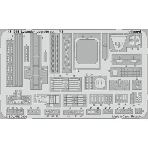 Eduard - 481015 1/48 Lysander upgrade set Photo etched parts