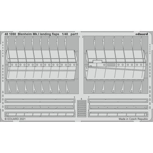 Eduard - 481050 1/48 Blenheim Mk.I landing flaps Photo etched parts