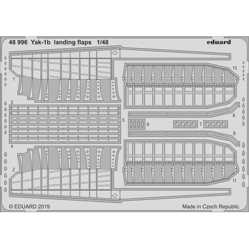 Eduard - 48996 1/48 Yak-1b landing flaps Photo-etch set (Zvezda)