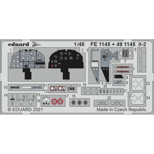 Eduard - 491145 1/48 IL-2 Photo etched parts