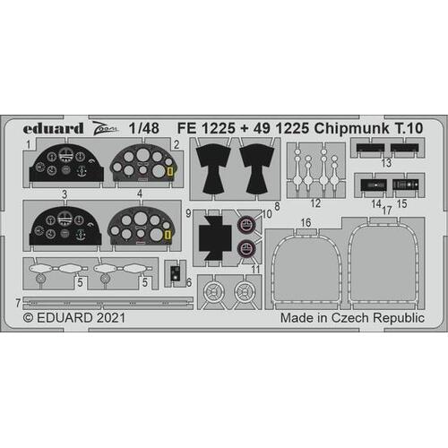 Eduard 1/48 Chipmunk T.10 Photo etched parts