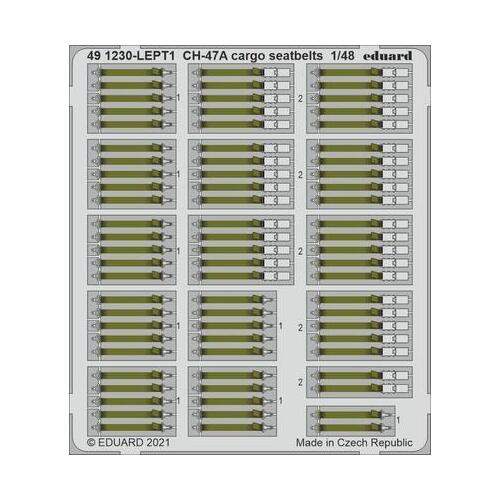 Eduard 1/48 CH-47A cargo seatbelts Photo etched parts