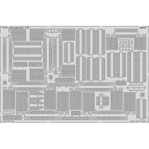 Eduard 1/350 USS Langley AV-3 Photo etched set