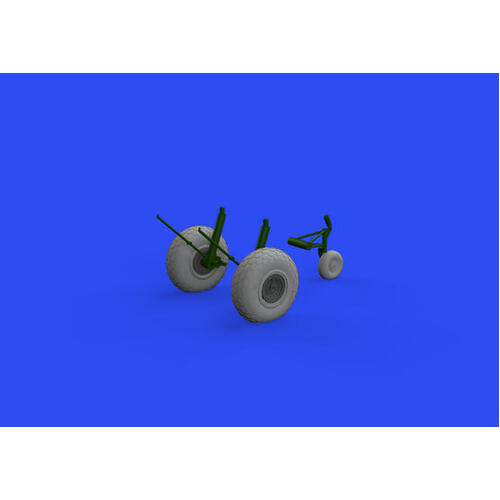 Eduard 1/48 B-17 Wheels Oval Tread Brassin