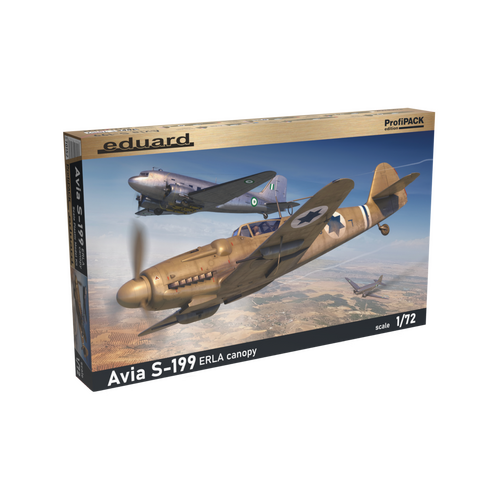 Eduard 1/72 Avia S-199 Erla canopy Plastic Model Kit [70152]