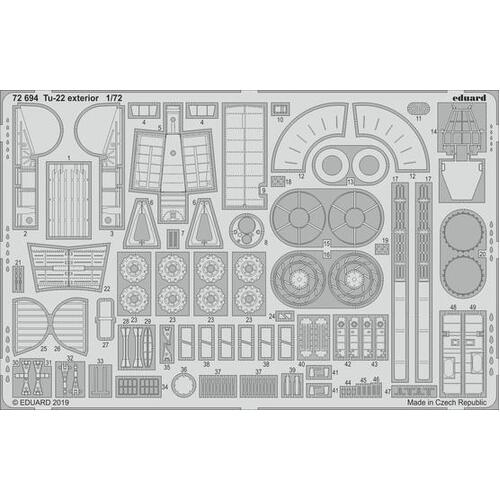 Eduard - 72694 1/72 Tu-22 exterior Photo etched parts