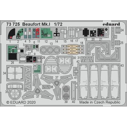 Eduard 73725 1/72 Beaufort Mk.I