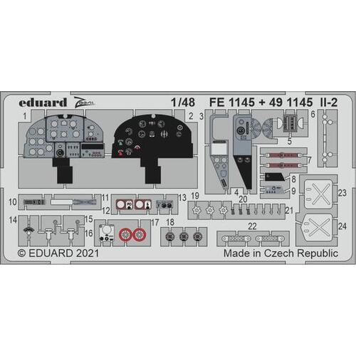 Eduard - FE1145 1/48 IL-2 Photo etched parts