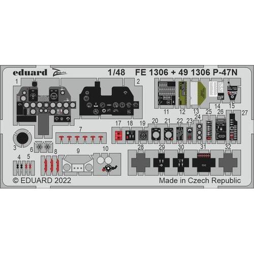 Eduard 1/48 P-47N Zoom set [FE1306]