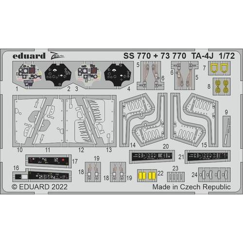 Eduard 1/72 TA-4J Photo etched parts [SS770]