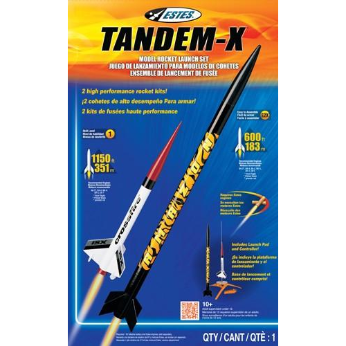 Estes Rocket Launch RTF Kit Tandem-X 2