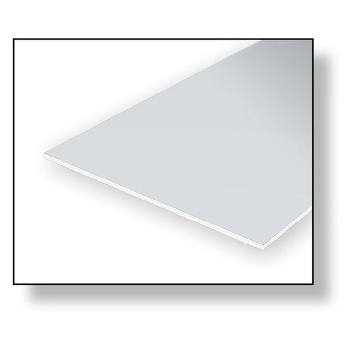 Evergreen - Sheet .030 White Styrene 12X24 (8) - #19030