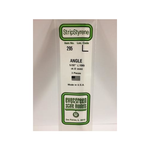 Evergreen - .156 Angle (5/32) (4/Pack) - #295