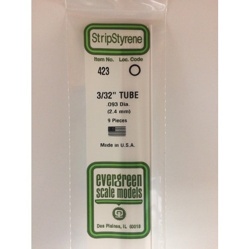 Evergreen - Tube 24' X 3/32 - #423