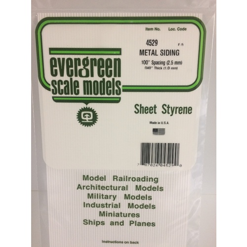 Evergreen - Metal Siding .100 Sp. - #4529