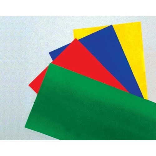 Evergreen - Coloured Clear Styrene Sheets Assortment - 6" x 12" (5 Pce) - #9905