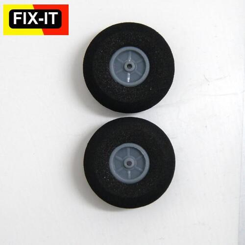 Fix-it - Wheels 35mm x 12mm 2mm (Foam Tyre) (Pair)