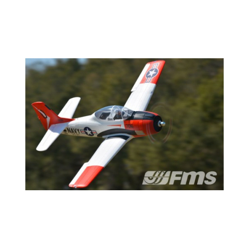 T-28D Trojan V4 1400mm Red PNP