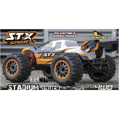 Funtek 1/12Th Scale 4Wd 540 Brushed High Speed Monster Truck - Ftk-Stx-Sport.Or