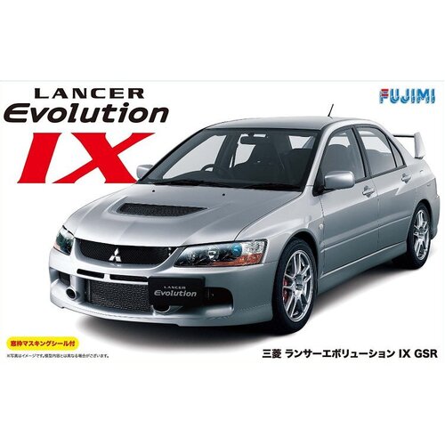 Fujimi 1/24 Mitsubishi Lancer Evolution IX GSR w/Window Frame Masking (ID-107)