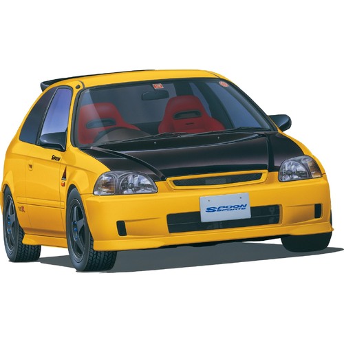 Fujimi - 1/24 Spoon Civic Type R (EK9) (ID-280) Plastic Model Kit