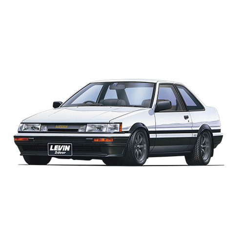 Fujimi 1/24 Toyota AE86 Levin 2 door "Late type"'85 (ID-61) Plastic Model Kit [04649]