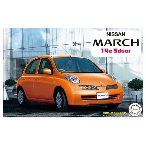 Fujimi 1/24 Nissan New March 14e 5 door (ID-62) Plastic Model Kit