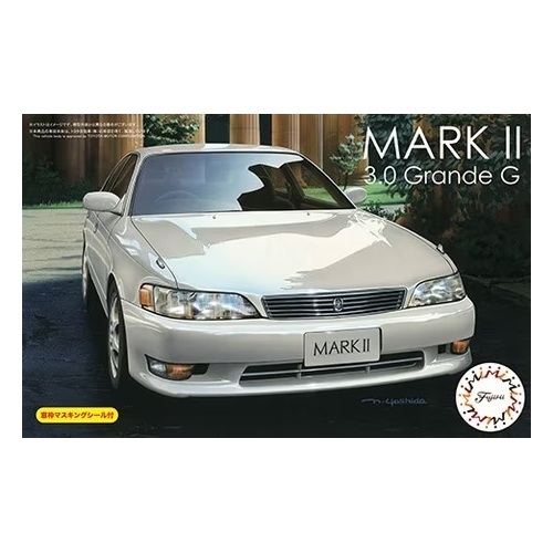 Fujimi 1/24 Toyota Mark.II 3.0 Grande G w/Window Frame Masking (ID-118) Plastic Model Kit