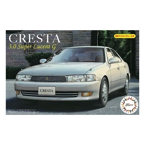 Fujimi 1/24 Toyota Cresta 3.0 Super Lucent w/Window Frame Masking (ID-120) Plastic Model Kit