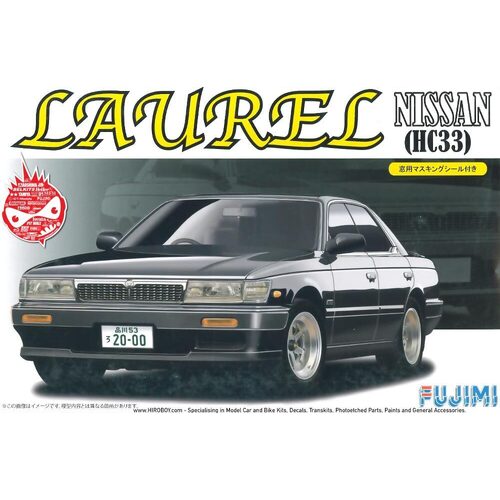 Fujimi - 1/24 Nissan Laurel Medalist Club S HC33 w/Window Frame Masking Seal [ID-181] Plastic Model Kit