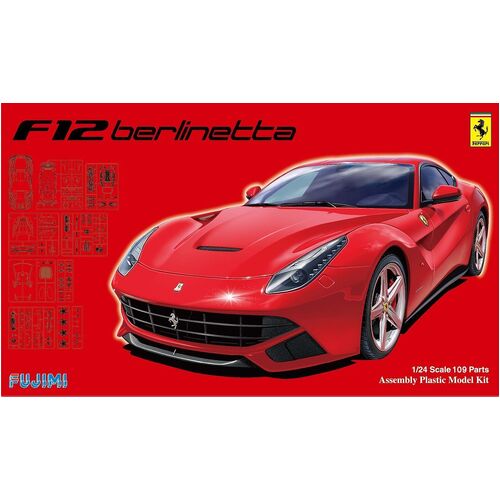 Fujimi - 1/24 Ferrari F12 DX (RS-33) Plastic Model Kit