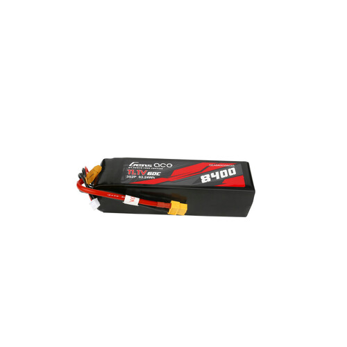 Gens Ace 3S 8400mAh 11.1V 60C Soft Case LiPo Battery (XT60)