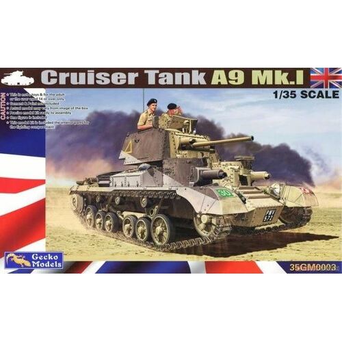 Gecko - 1/35 Cruiser Tank Mk. I, A9 Mk.1  Plastic Model Kit