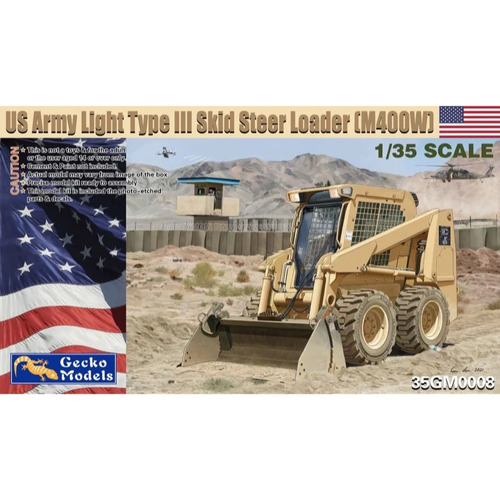 Gecko - 1/35 US Army Light Type III Skid Steer Loader (M400W) Plastic Model Kit