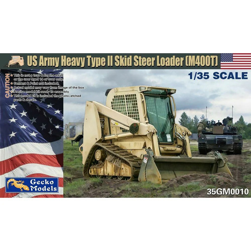 Gecko - 1/35 US Army Light Type II Skid Steer Loader (M400T) Plastic Model Kit